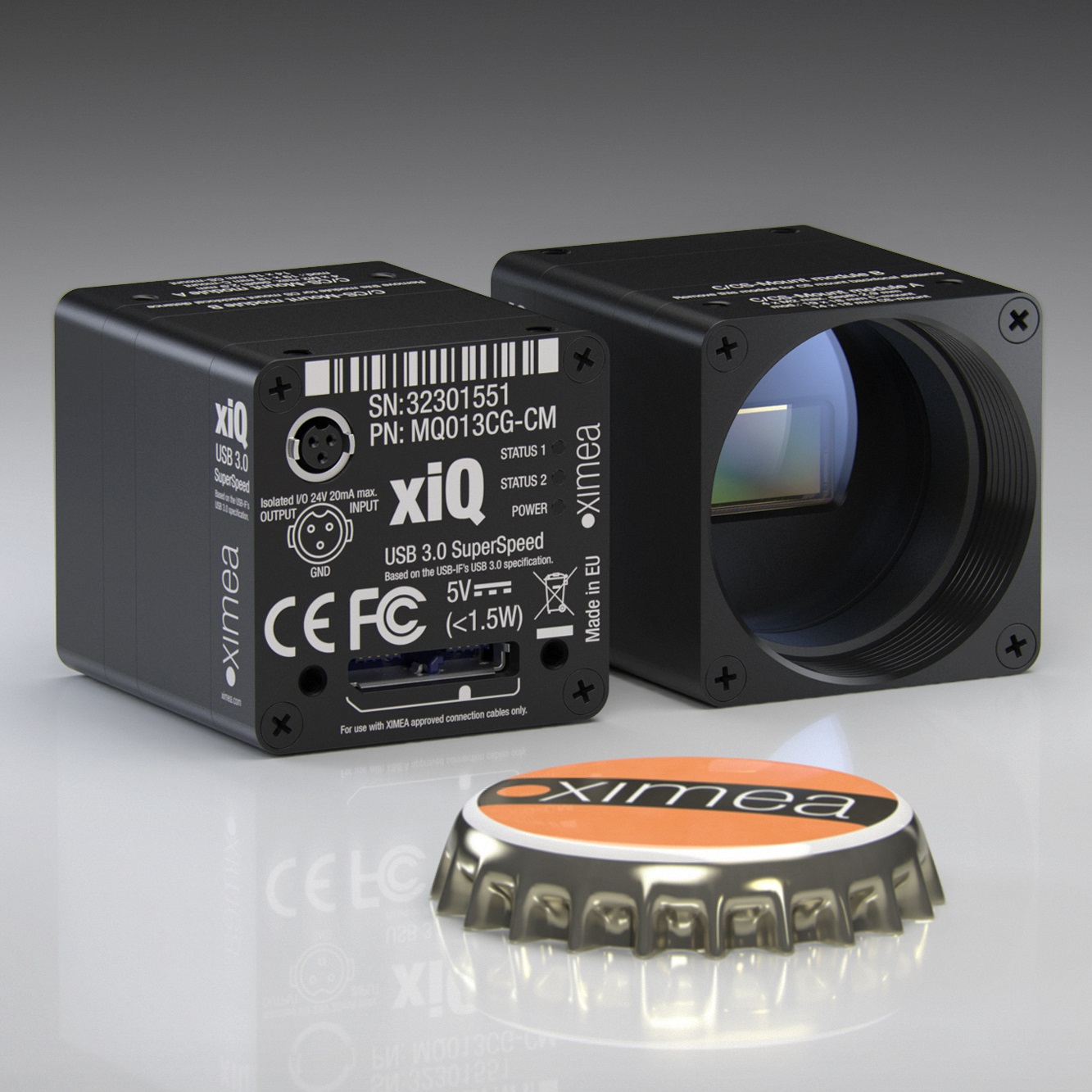 USB3 Vision cameras smallest fastest CMOSIS e2V On Semiconducto